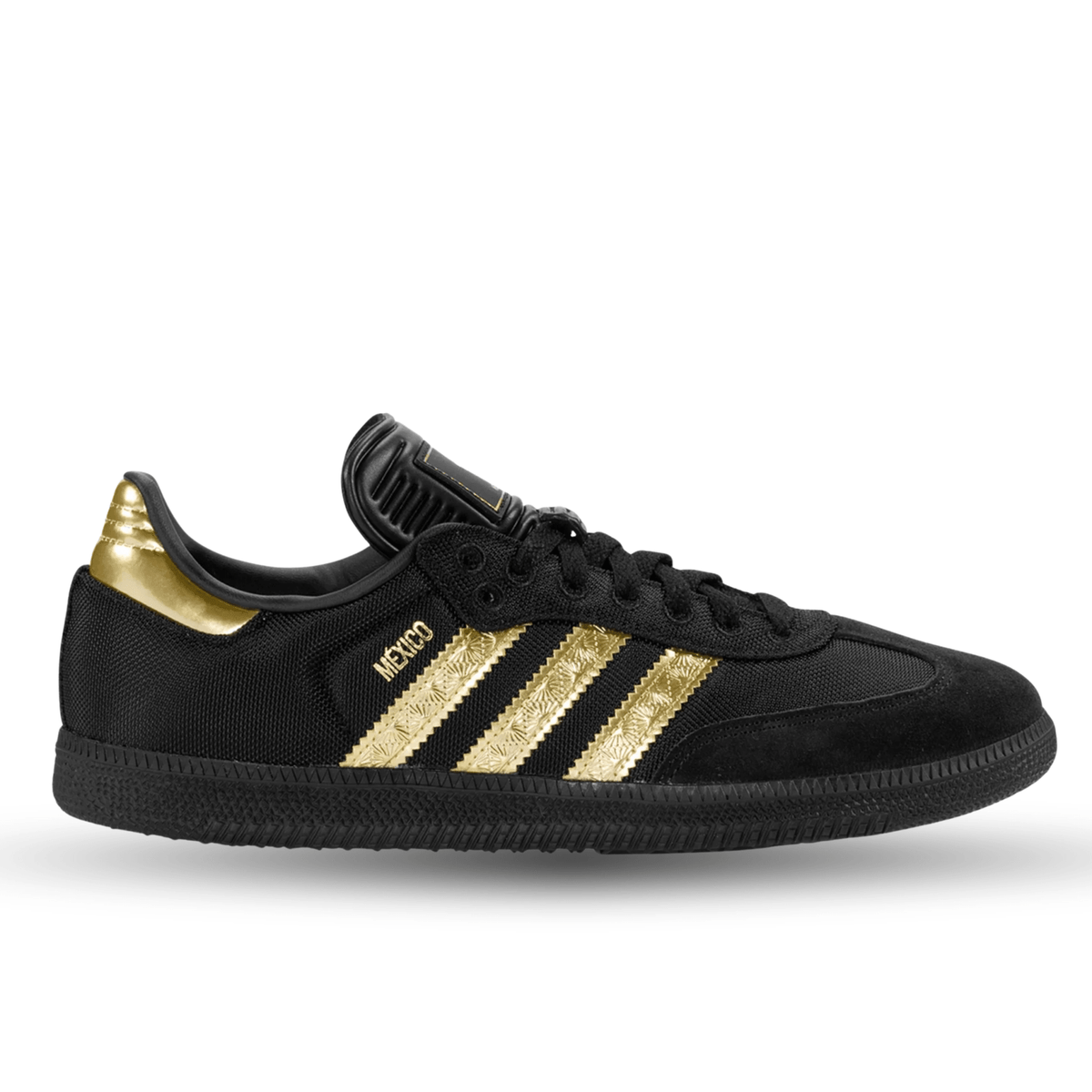 adidas Mexico Samba 2025 (Black/Gold Metallic) | SoccerWearhouse