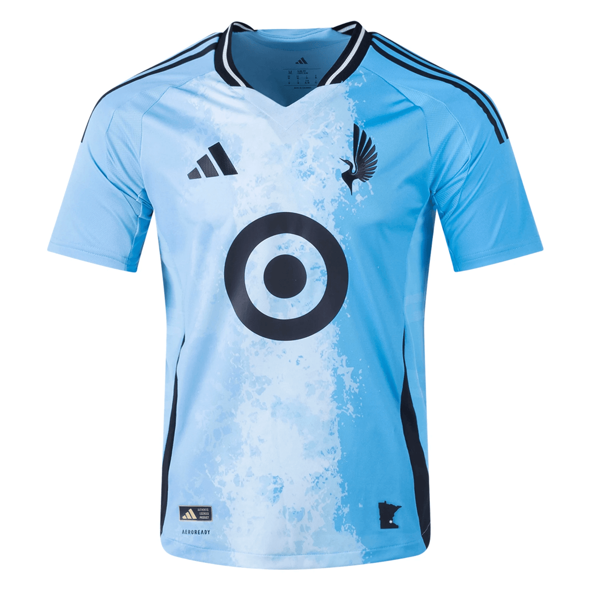 adidas Minnesota United Authentic Jordan Adebayo - Smith Away Jersey 25/26 (Zenith Blue) | SoccerWearhouse