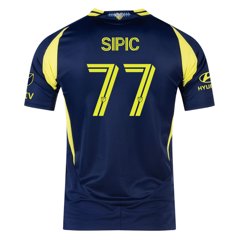 adidas Nashville Authentic Adem Sipic Away Jersey w/ MLS + Apple TV 25/26 (Tena Blue) | SoccerWearhouse
