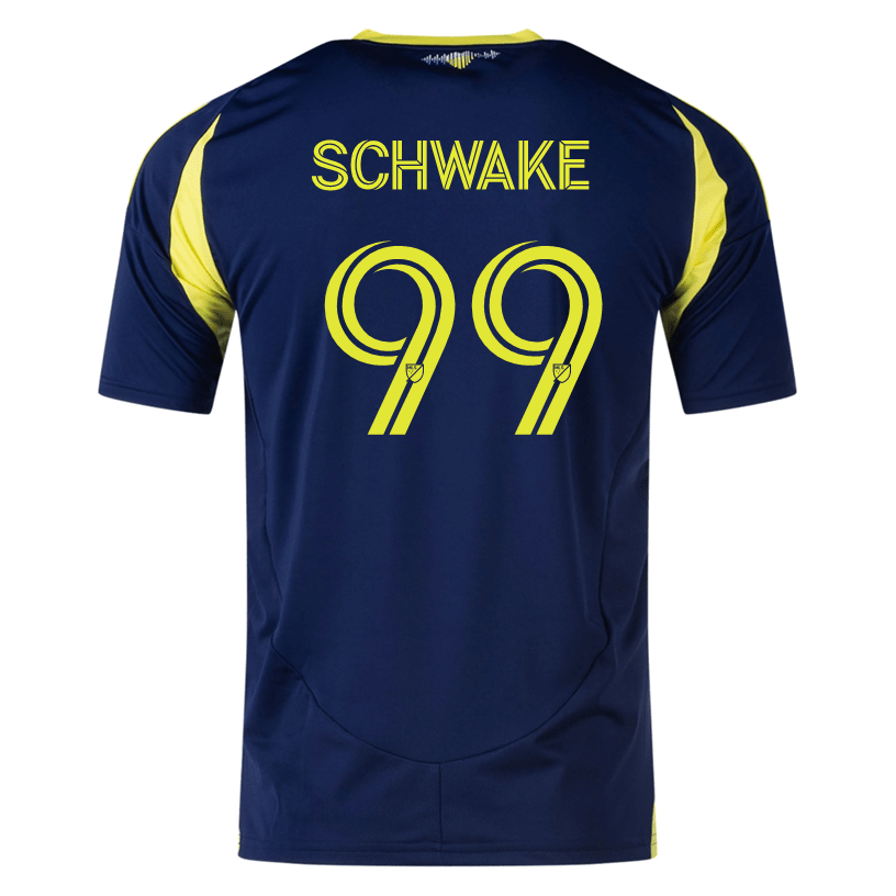 adidas Nashville Brian Schwake Away Jersey 25/26 (Tena Blue) | SoccerWearhouse