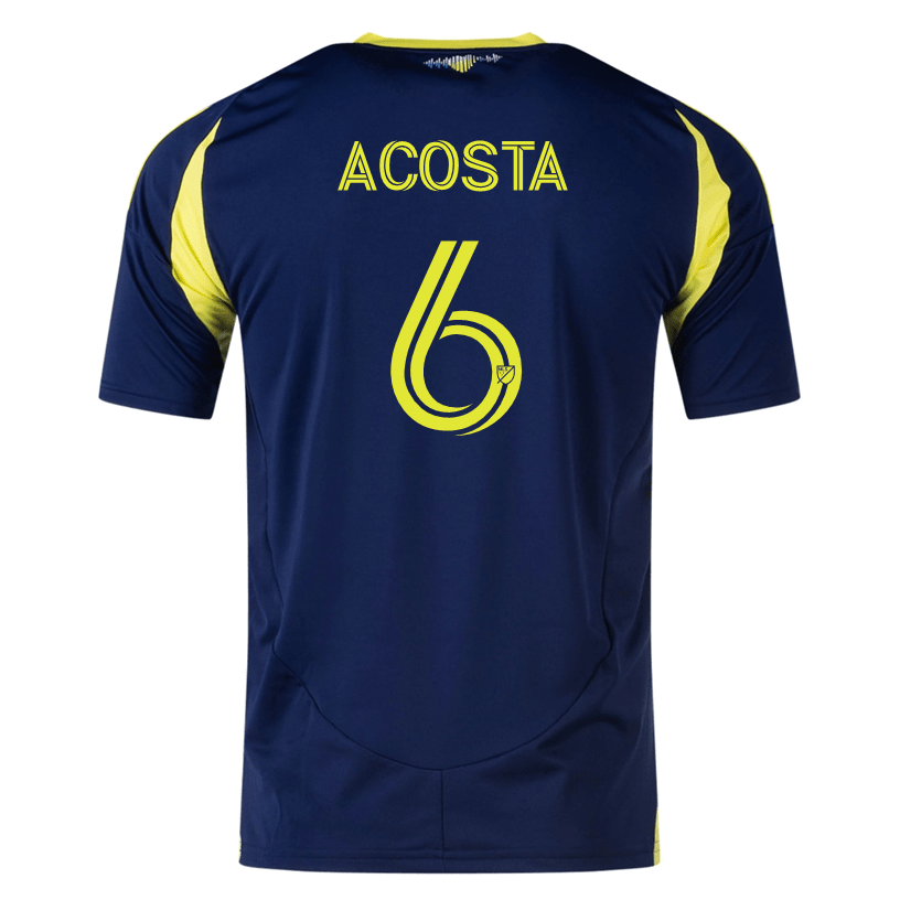 adidas Nashville Bryan Acosta Away Jersey 25/26 (Tena Blue) | SoccerWearhouse
