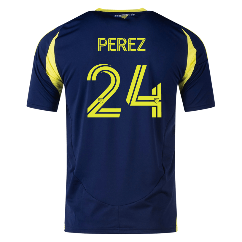 adidas Nashville Jonathan Pérez Away Jersey 25/26 (Tena Blue) | SoccerWearhouse