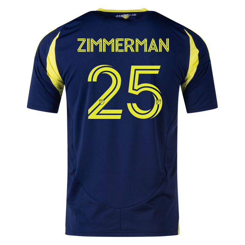 adidas Nashville Walker Zimmerman Away Jersey 25/26 (Tena Blue) | SoccerWearhouse
