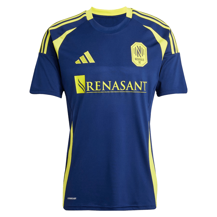 adidas Nashville Taylor Washington Away Jersey 25/26 (Tena Blue) | SoccerWearhouse