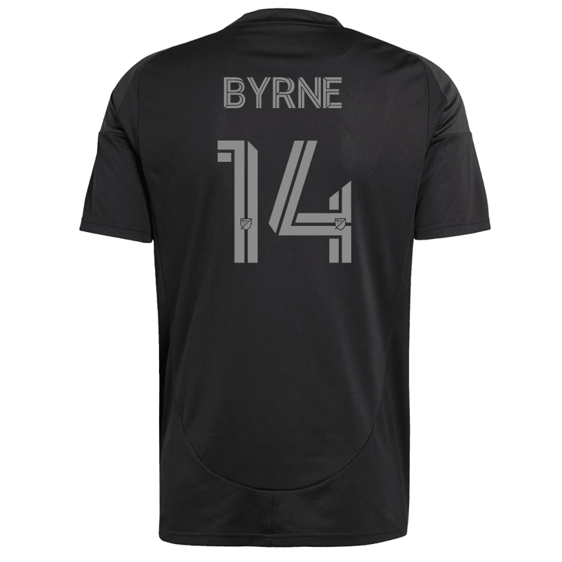 adidas Nathan Byrne Charlotte FC Away Jersey 25/26 (Black) | SoccerWearhouse