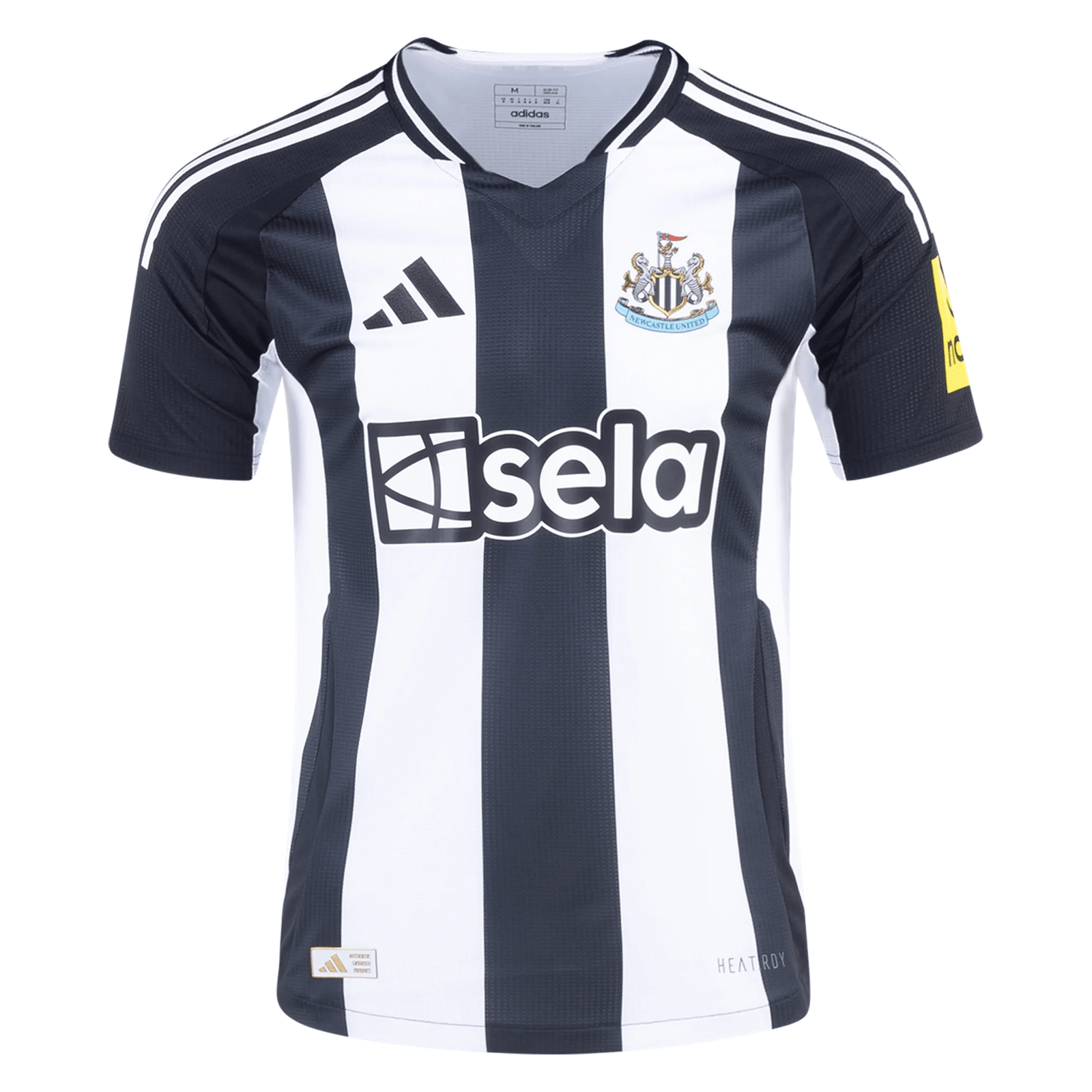 Adidas Newcastle United Authentic Home Jersey 24/25 (Black/White) | SoccerWearhouse