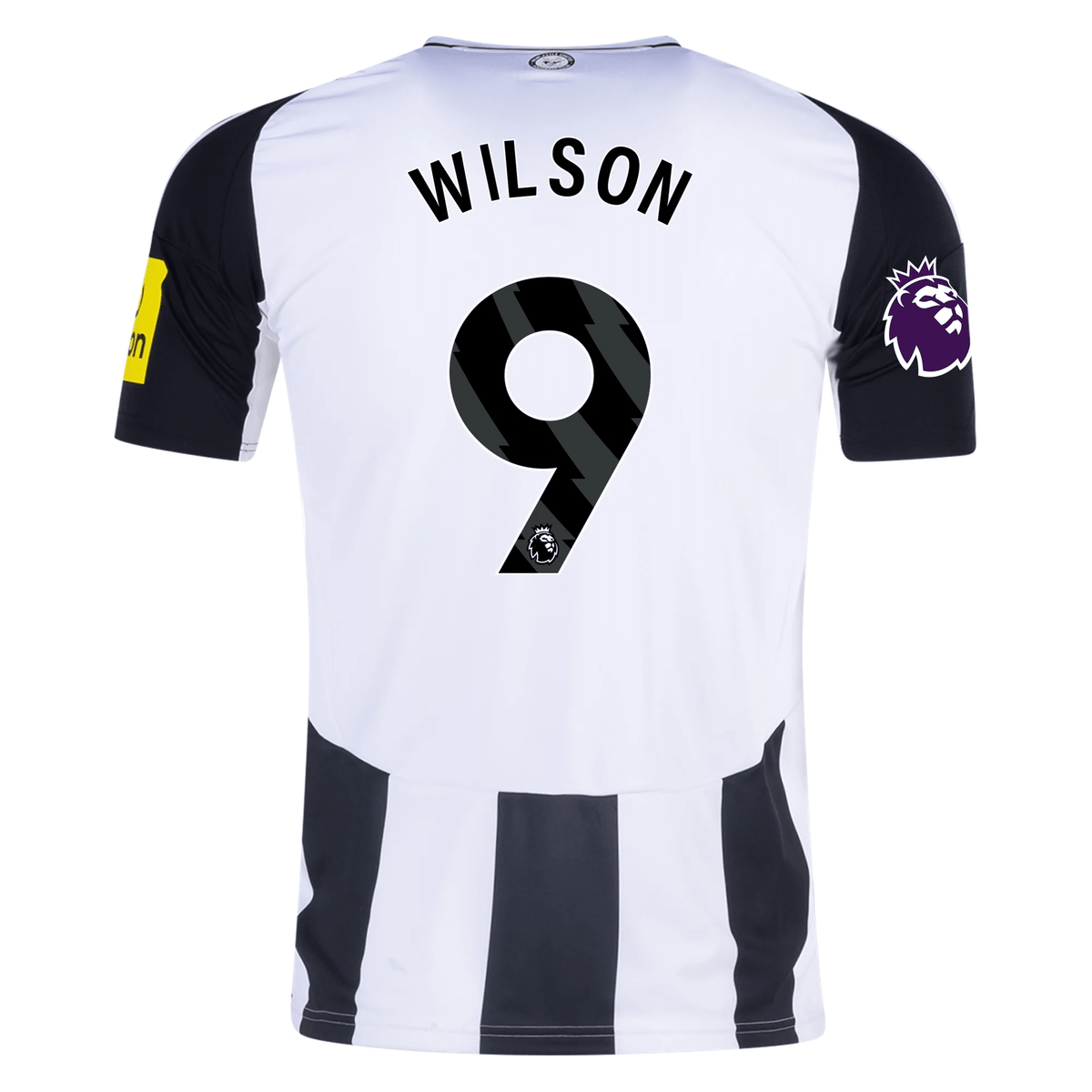 adidas Newcastle United Callum Wilson Home Jersey w/ EPL Patch 24/25 (Black/White) | SoccerWearhouse
