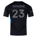 adidas Nikola Petković Charlotte FC Authentic Away Jersey 25/26 (Black)
