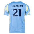 adidas Philadelphia Union Danley Jean Jacques Authentic Away Jersey 25/26 (Blue/Yellow)