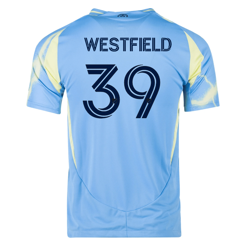 adidas Philadelphia Union Frankie Westfield Authentic Away Jersey 25/26 (Blue/Yellow) | SoccerWearhouse