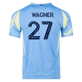 adidas Philadelphia Union Kai Wagner Authentic Away Jersey 25/26 (Blue/Yellow)