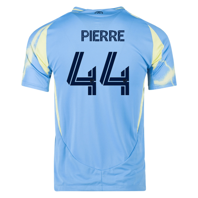 adidas Philadelphia Union Neil Pierre Authentic Away Jersey 25/26 (Blue/Yellow) | SoccerWearhouse