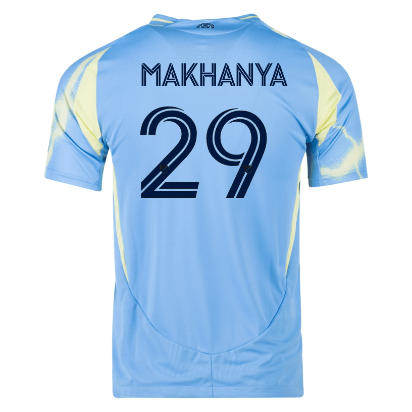 adidas Philadelphia Union Olwethu Makhanya Authentic Away Jersey 25/26 (Blue/Yellow) | SoccerWearhouse