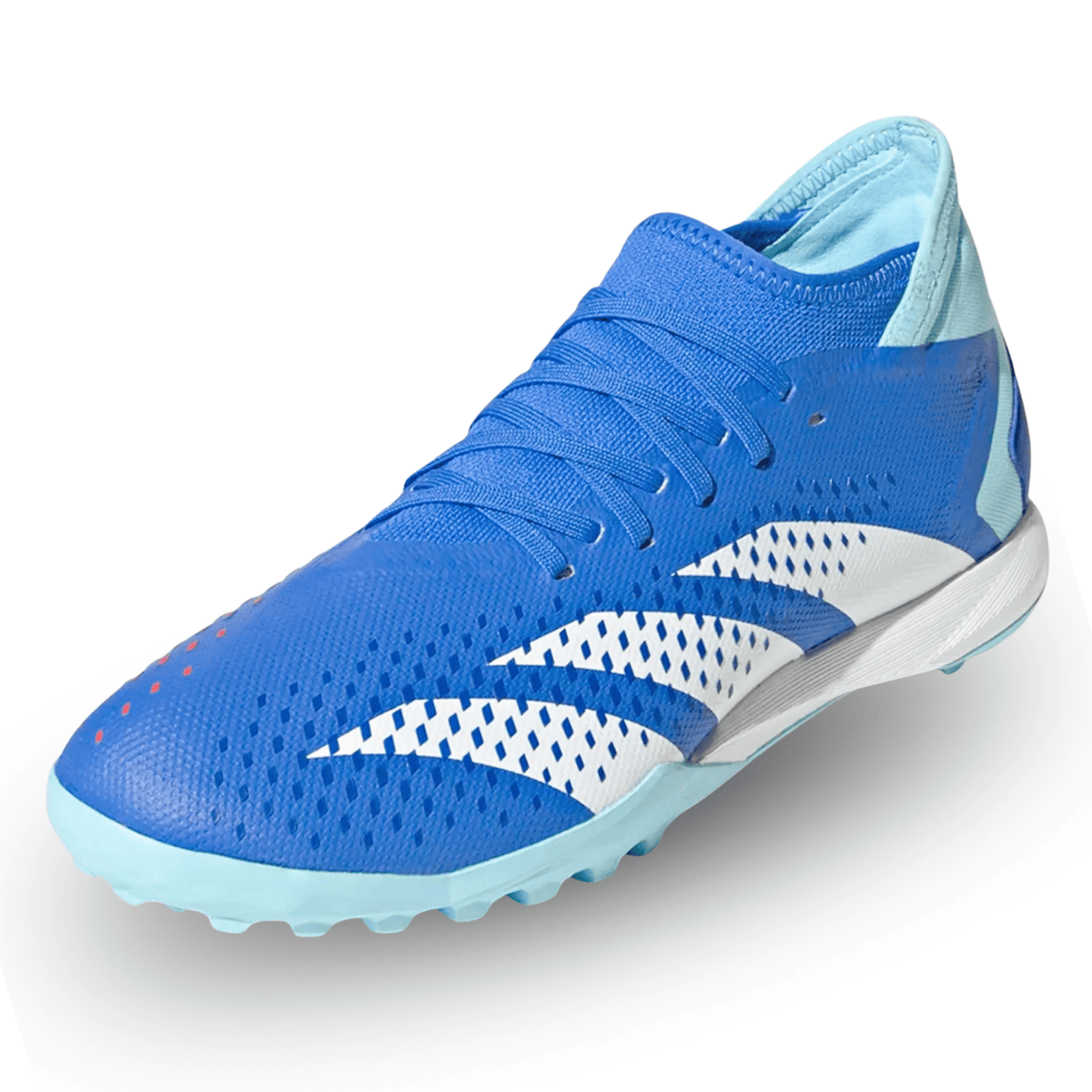 adidas Predator Accruacy.3 Turf Soccer Shoes (Bright Royal/Cloud White) | SoccerWearhouse