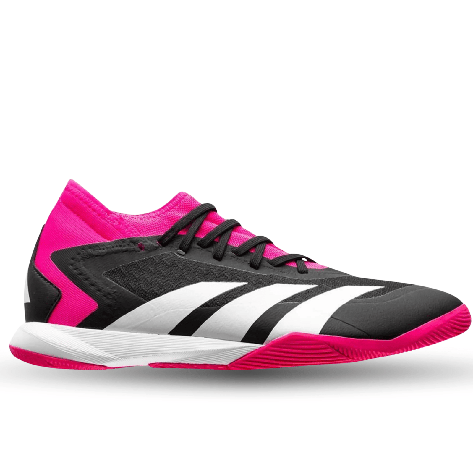adidas Predator Accuracy Indoor Shoes (Core Black/Team Shock Pink) | SoccerWearhouse