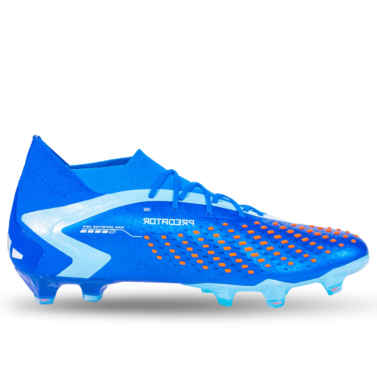 adidas Predator Accuracy.1 Firm Ground Soccer Cleats (Bright Royal/Cloud White/Solar Red) | SoccerWearhouse