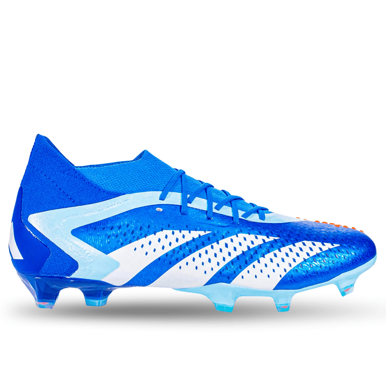 adidas Predator Accuracy.1 Firm Ground Soccer Cleats (Bright Royal/Cloud White/Solar Red) | SoccerWearhouse