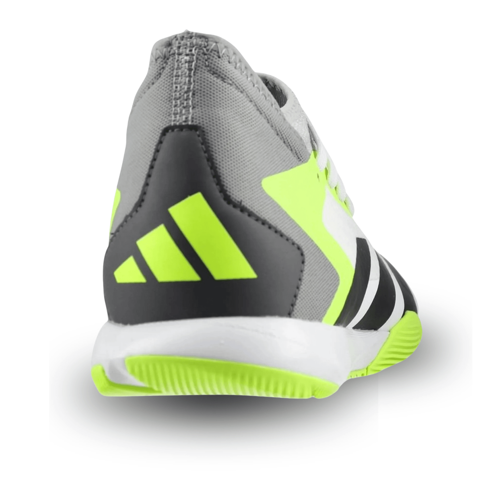 adidas Predator Accuracy.3 Indoor Soccer Shoes (White/Lucid Lemon) | SoccerWearhouse