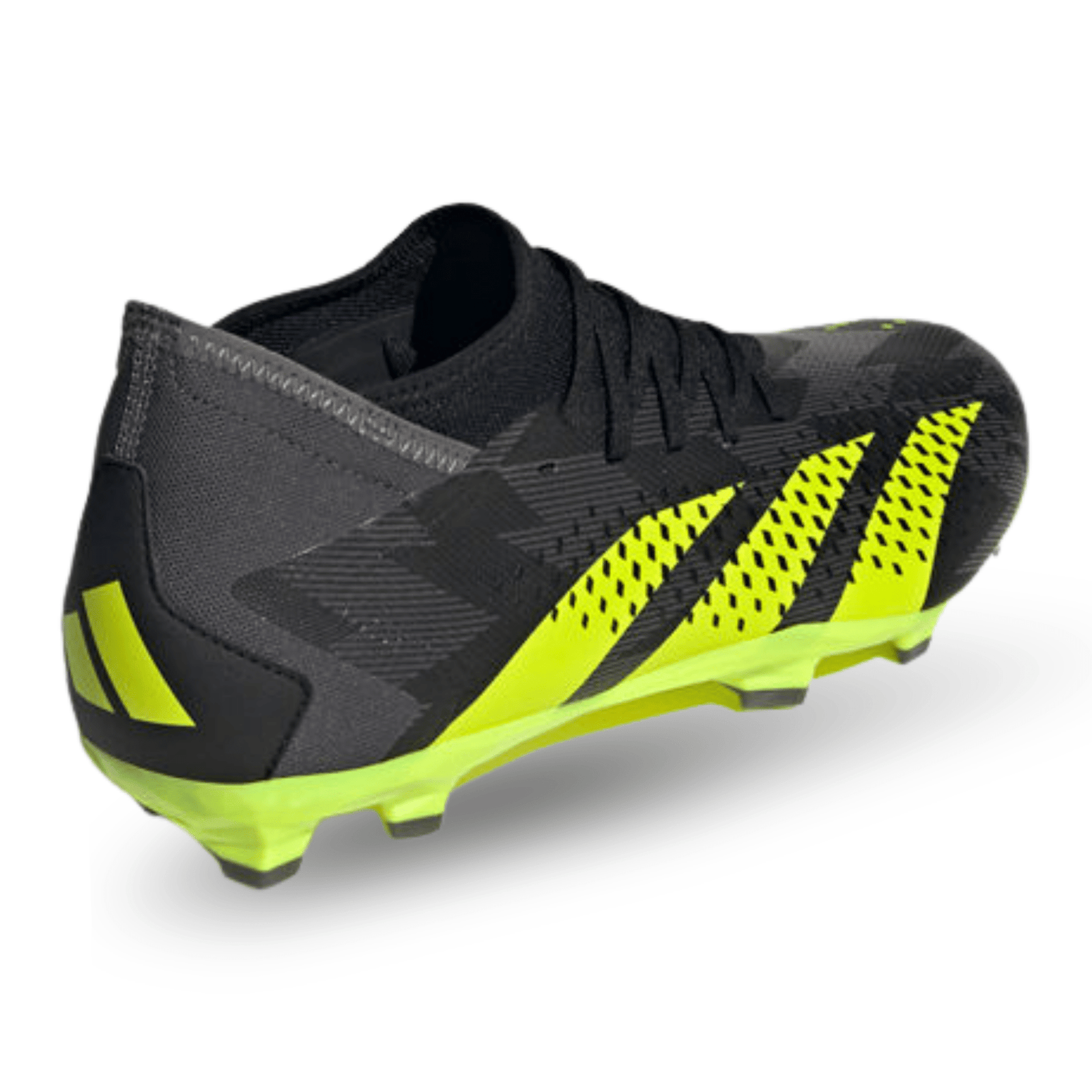 adidas Predator Accuracy.3 INJ Firm Ground Soccer Cleats (Core Black/Team Solar Yellow) | SoccerWearhouse