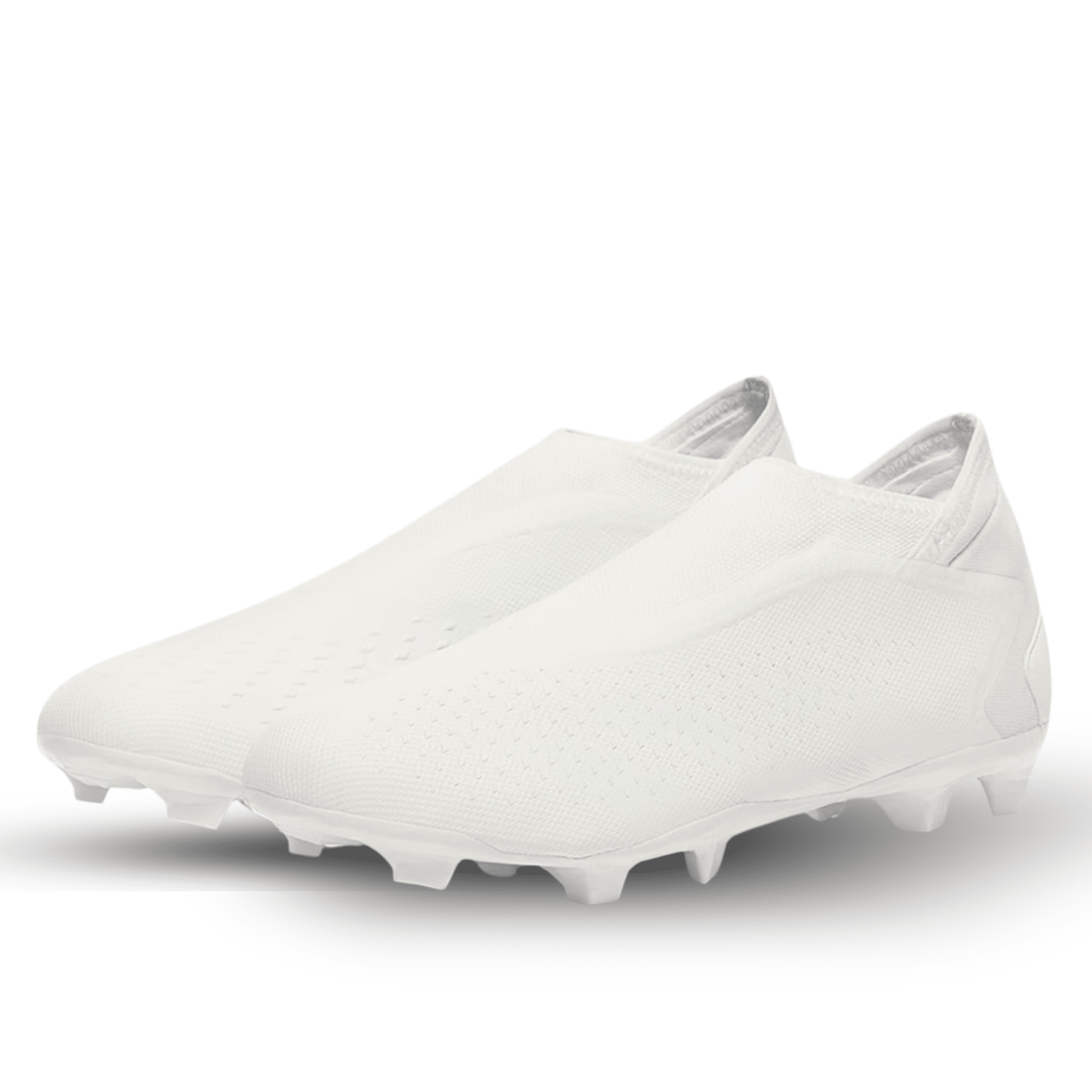 adidas Predator Accuracy.3 Laceless Firm Ground Soccer Cleats (Core White) | SoccerWearhouse