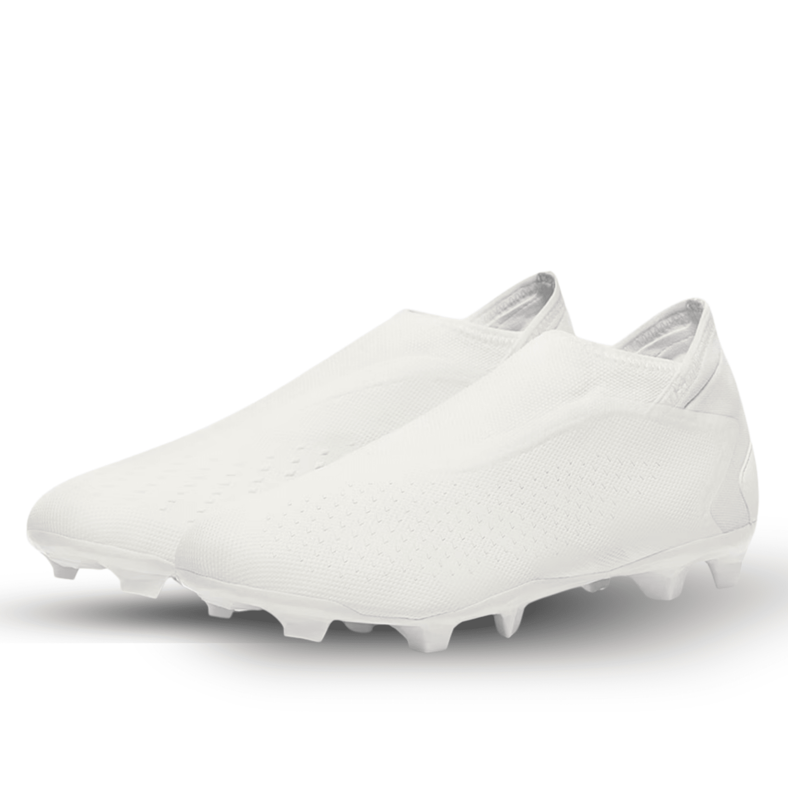 adidas Predator Accuracy.3 Laceless Firm Ground Soccer Cleats (Core White) | SoccerWearhouse