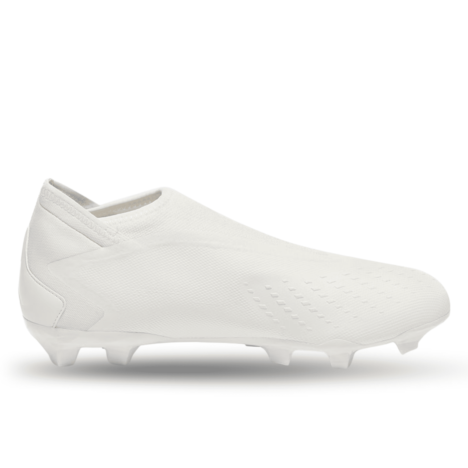 adidas Predator Accuracy.3 Laceless Firm Ground Soccer Cleats (Core White) | SoccerWearhouse