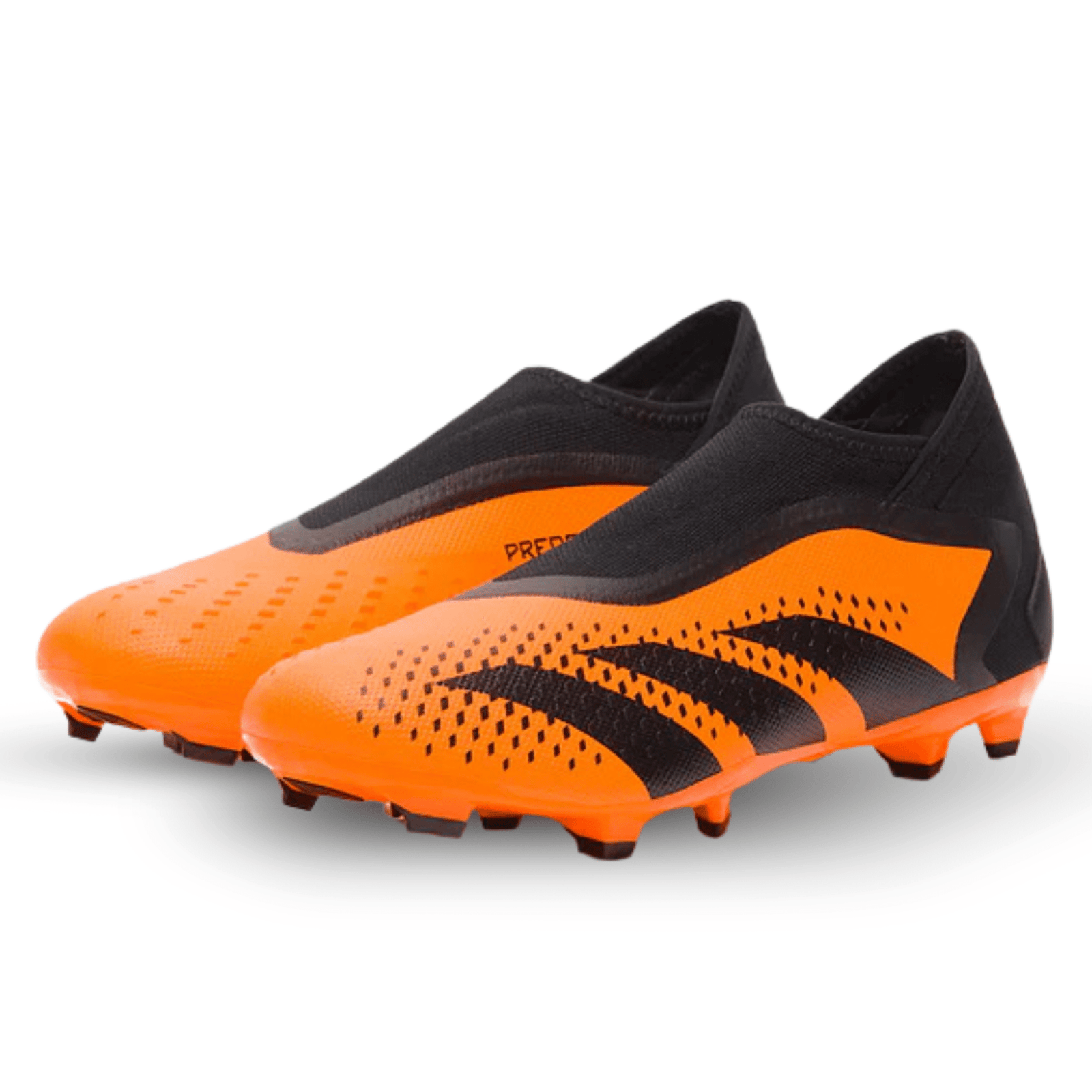 adidas Predator Accuracy.3 Laceless Firm Ground Soccer Cleats (Tea Solar Orange/Black) | SoccerWearhouse