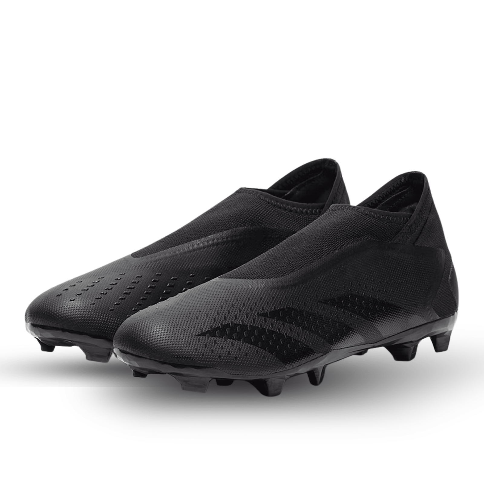 adidas Predator Accuracy.3 LL Laceless Firm Ground Soccer Cleats (Core Black/Core Black) | SoccerWearhouse