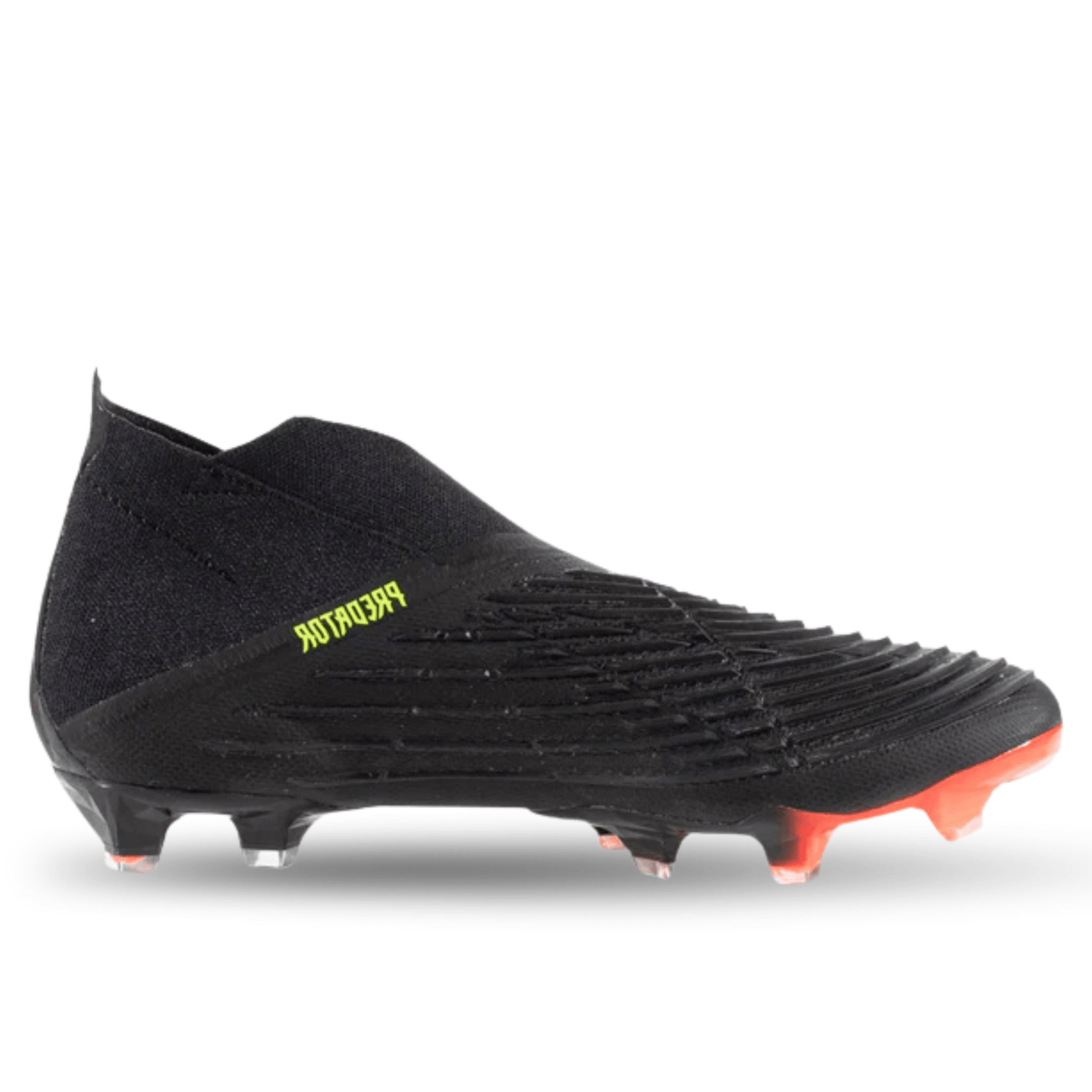 adidas Predator Edge+ Firm Ground Soccer Cleats (Core Black/Team Solar Yellow) | SoccerWearhouse