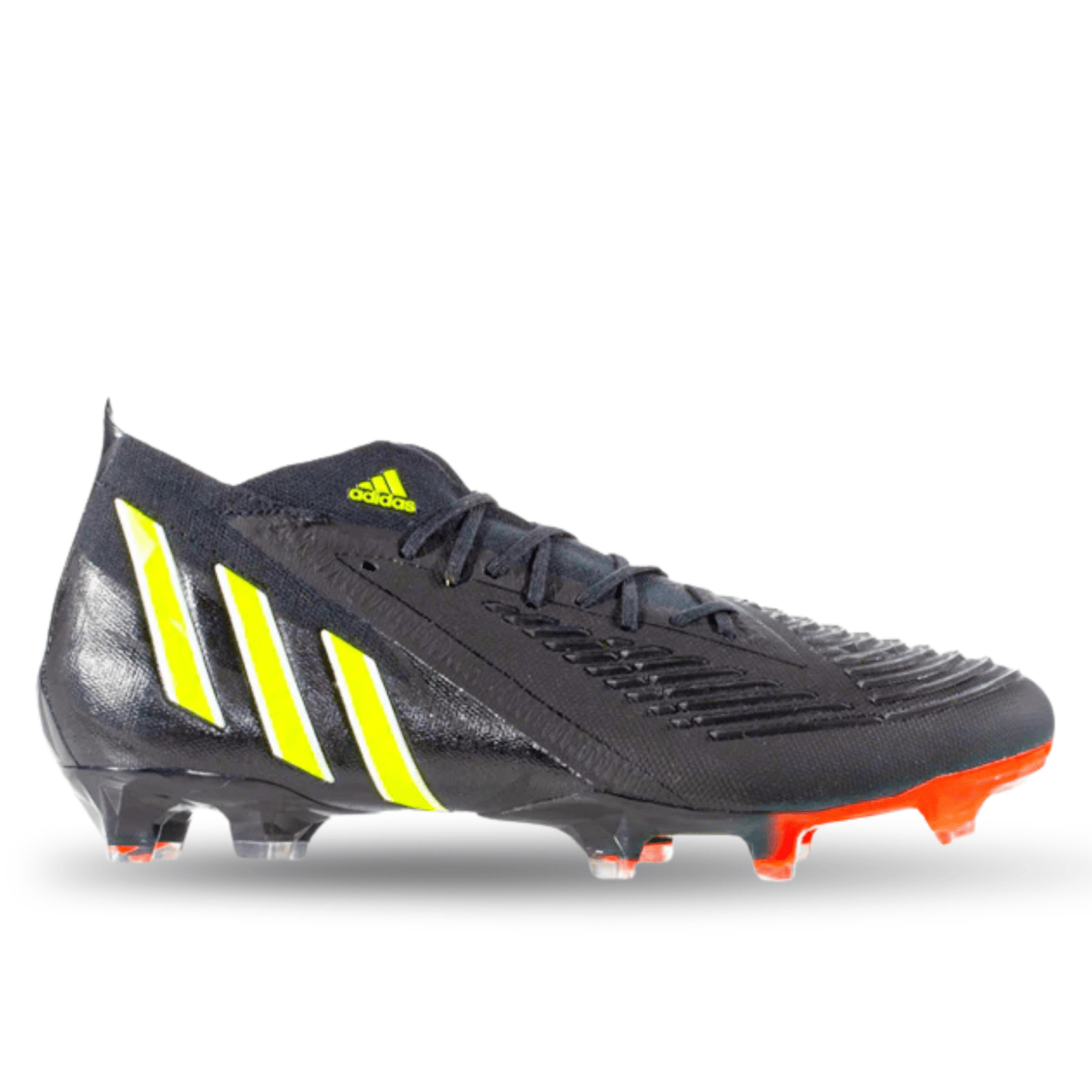 adidas Predator Edge.1 FG (Core Black/Team Solar Yellow/Solar Red) | SoccerWearhouse