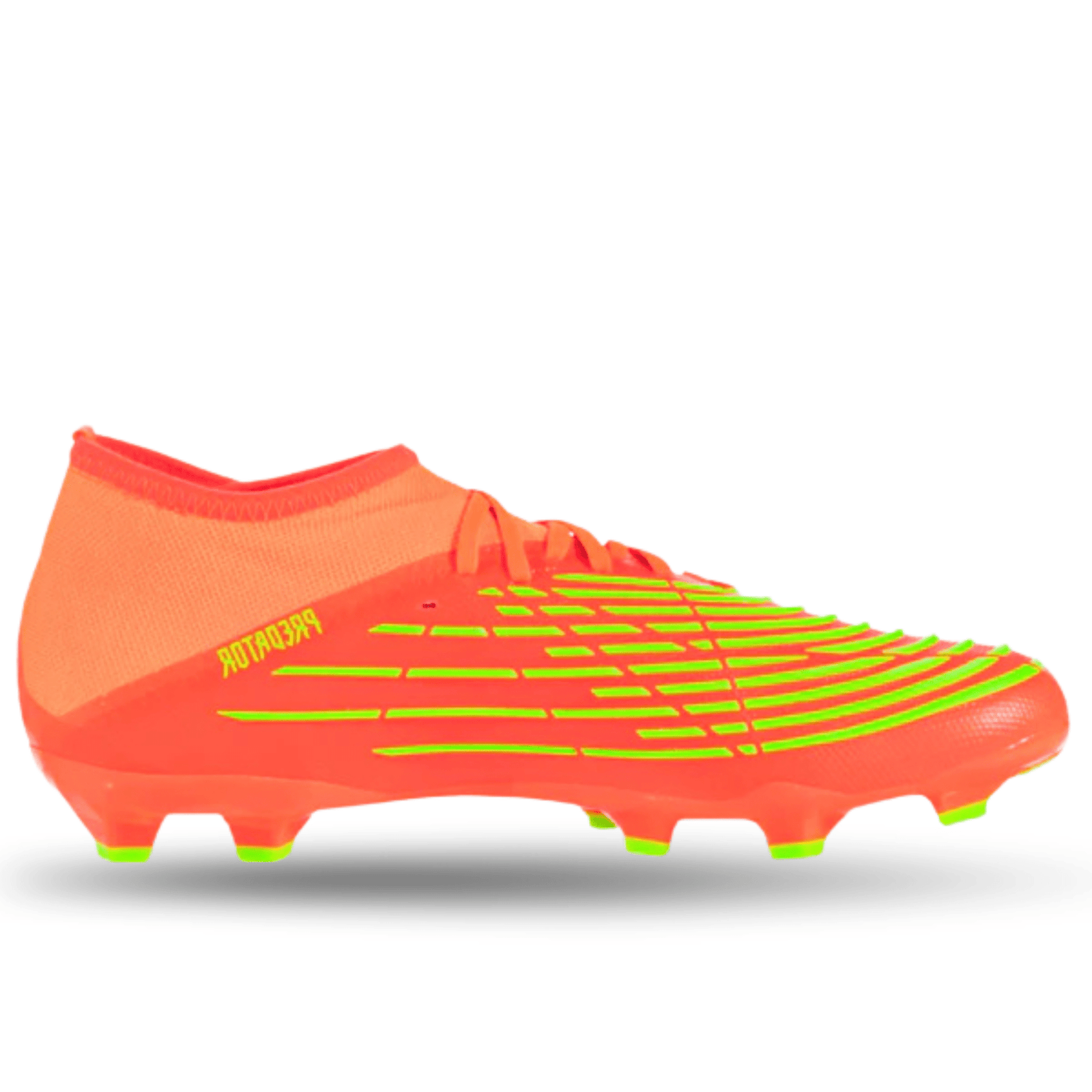 adidas Predator Edge.2 Firm Ground Soccer Cleats (Solar Red/Team Solar Yellow) | SoccerWearhouse