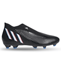 adidas Predator Edge.3 Laceless Firm Ground Soccer Cleats (Core Black)