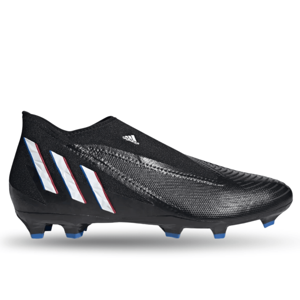 adidas Predator Edge.3 Laceless Firm Ground Soccer Cleats (Core Black) | SoccerWearhouse