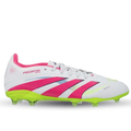 adidas Predator Elite FG J (White/Lucid Pink/Lucid Lemon)