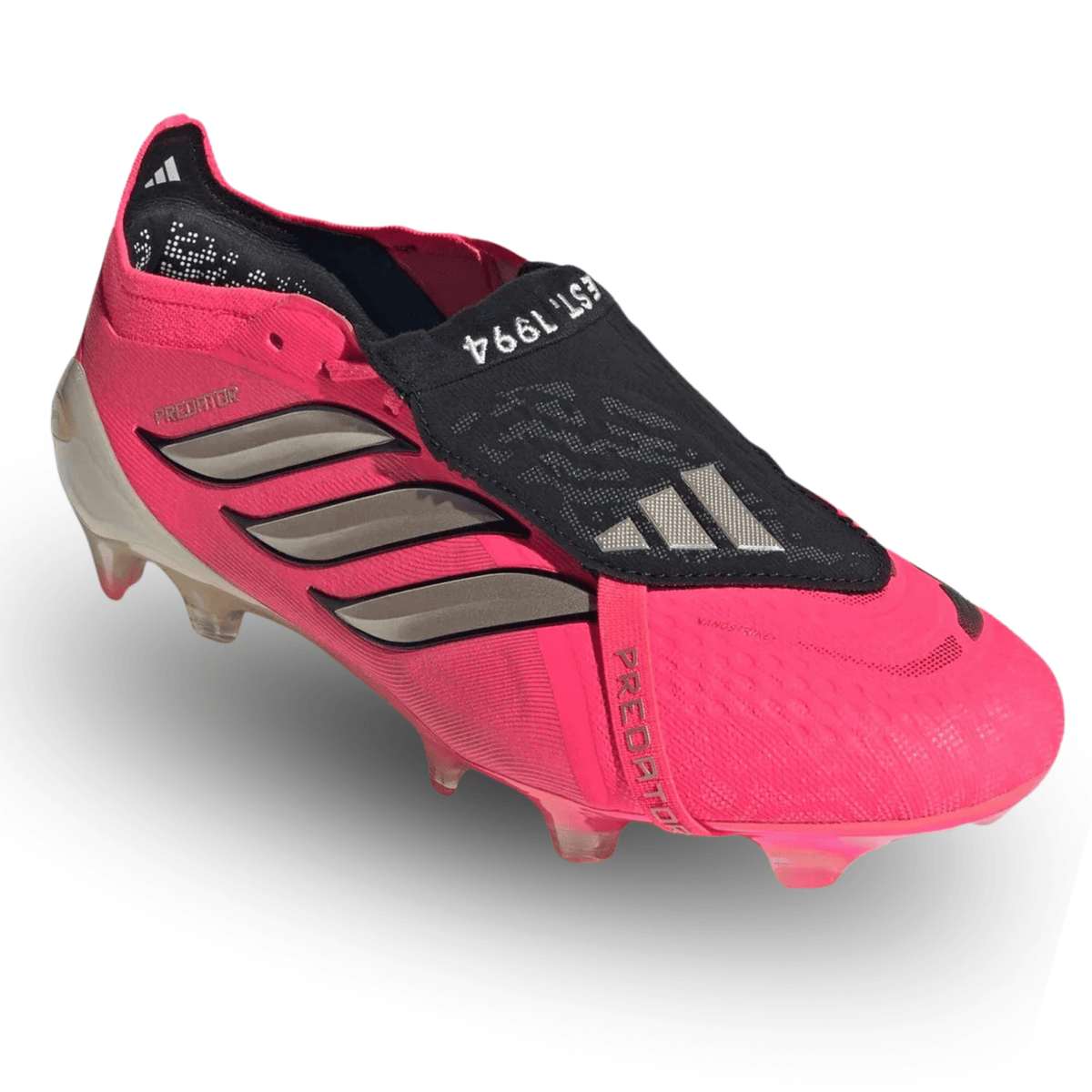 adidas Predator Elite FT Firm Ground Soccer Cleats (Pink/Black) | SoccerWearhouse