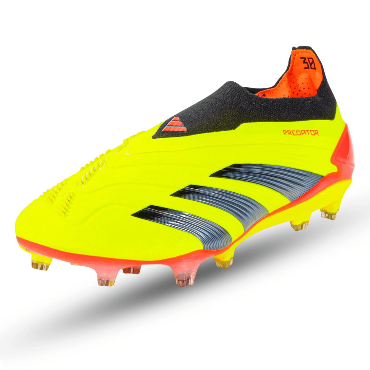 adidas Predator Elite LL FG Soccer Cleats (Solar Yellow/Black/Solar Red) | SoccerWearhouse