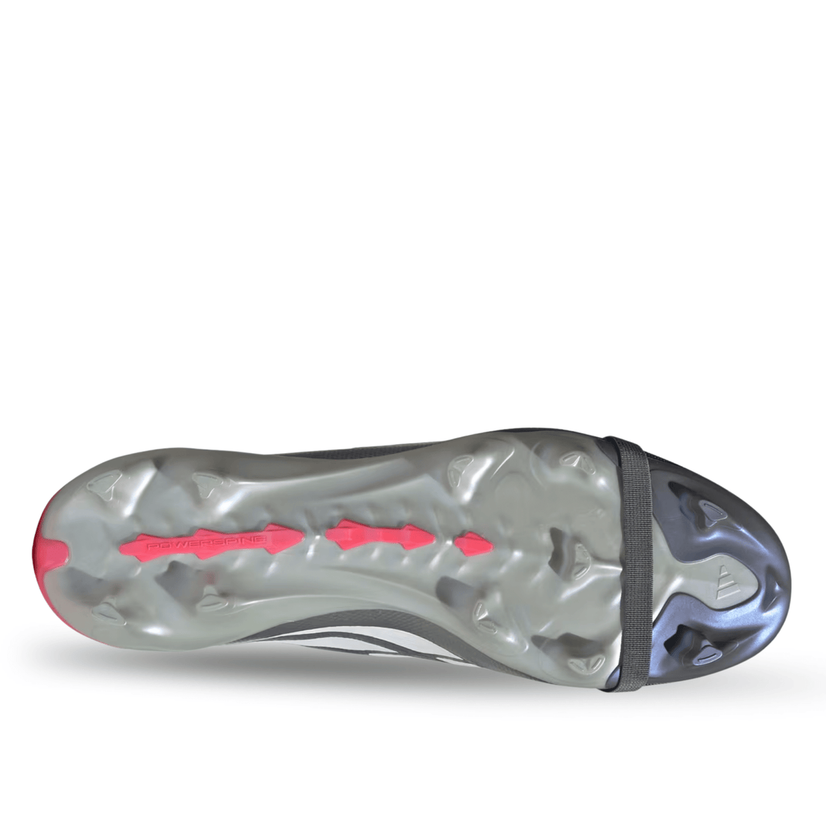 adidas Predator League FT Firm Ground Soccer Cleats (Iron Metallic/Zero Metallic/Lucid Red) | SoccerWearhouse