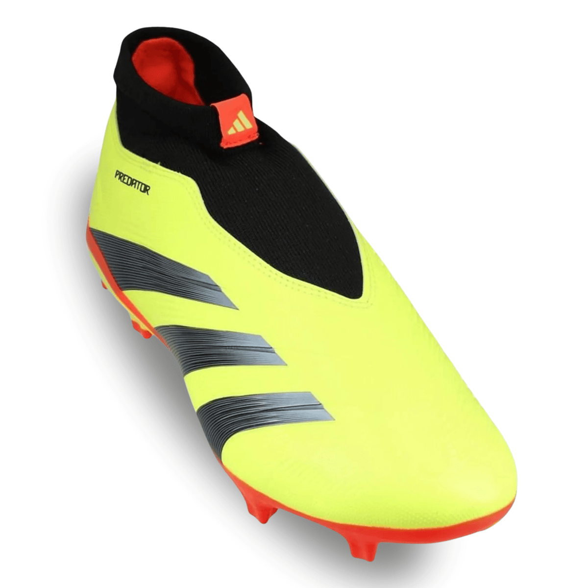 adidas Predator League LL FG Soccer Cleats (Solar Yellow/Black/Solar Red) | SoccerWearhouse