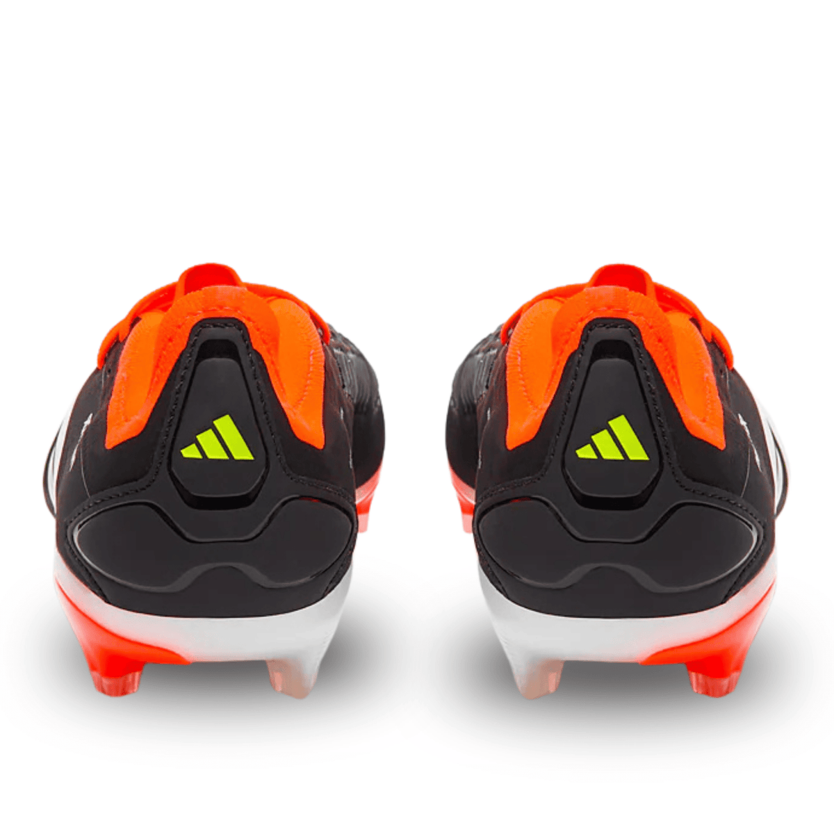 adidas Predator Pro Firm Ground Soccer Cleats (Core Black/White/Orange) | SoccerWearhouse