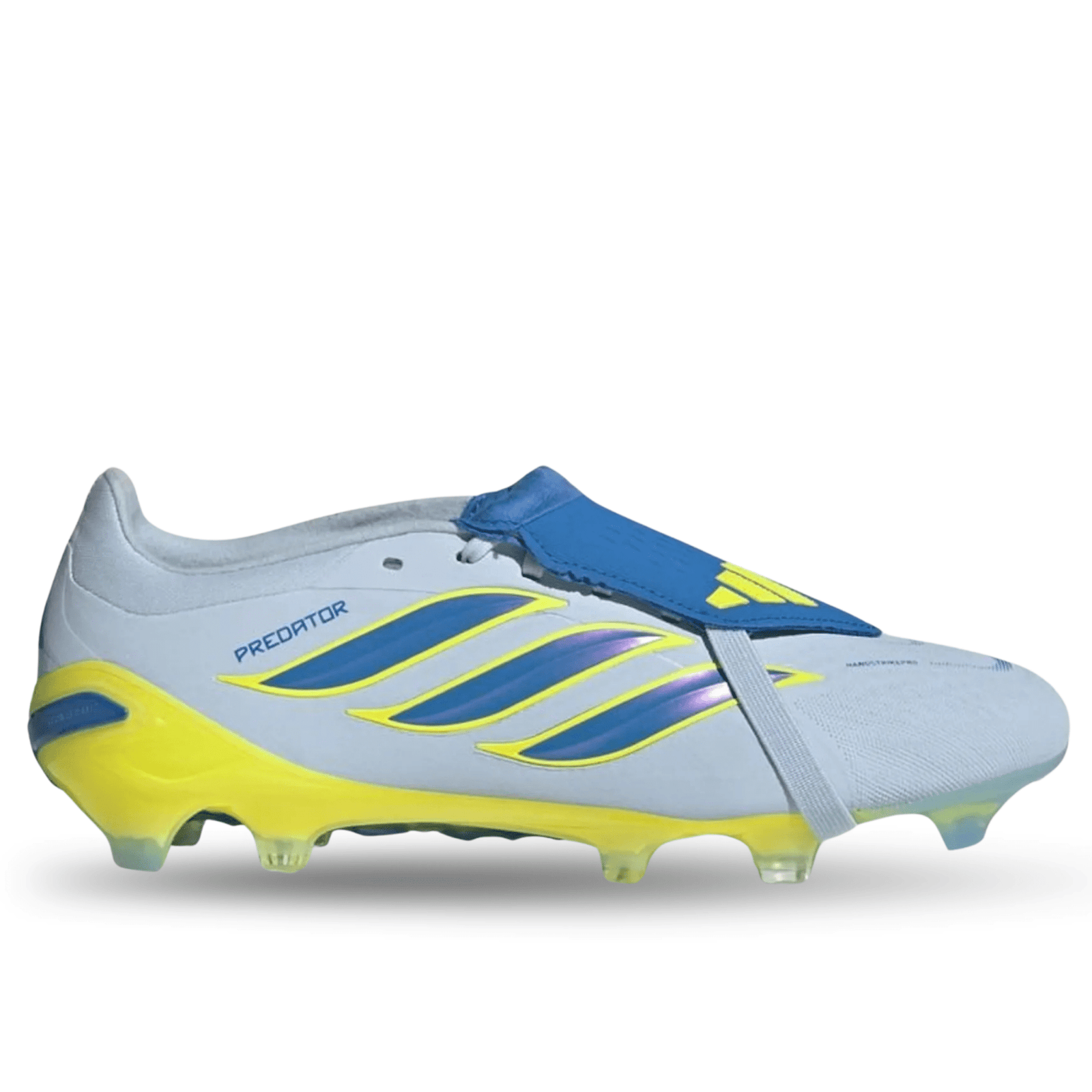 adidas Predator Pro FT FG Soccer Cleats (Blue/Solar Yellow) | SoccerWearhouse