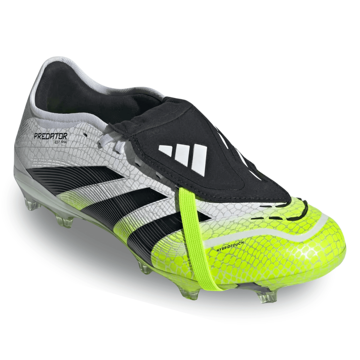 adidas Predator Pro FT FG Soccer Cleats (White/Lucid Lemon) | SoccerWearhouse