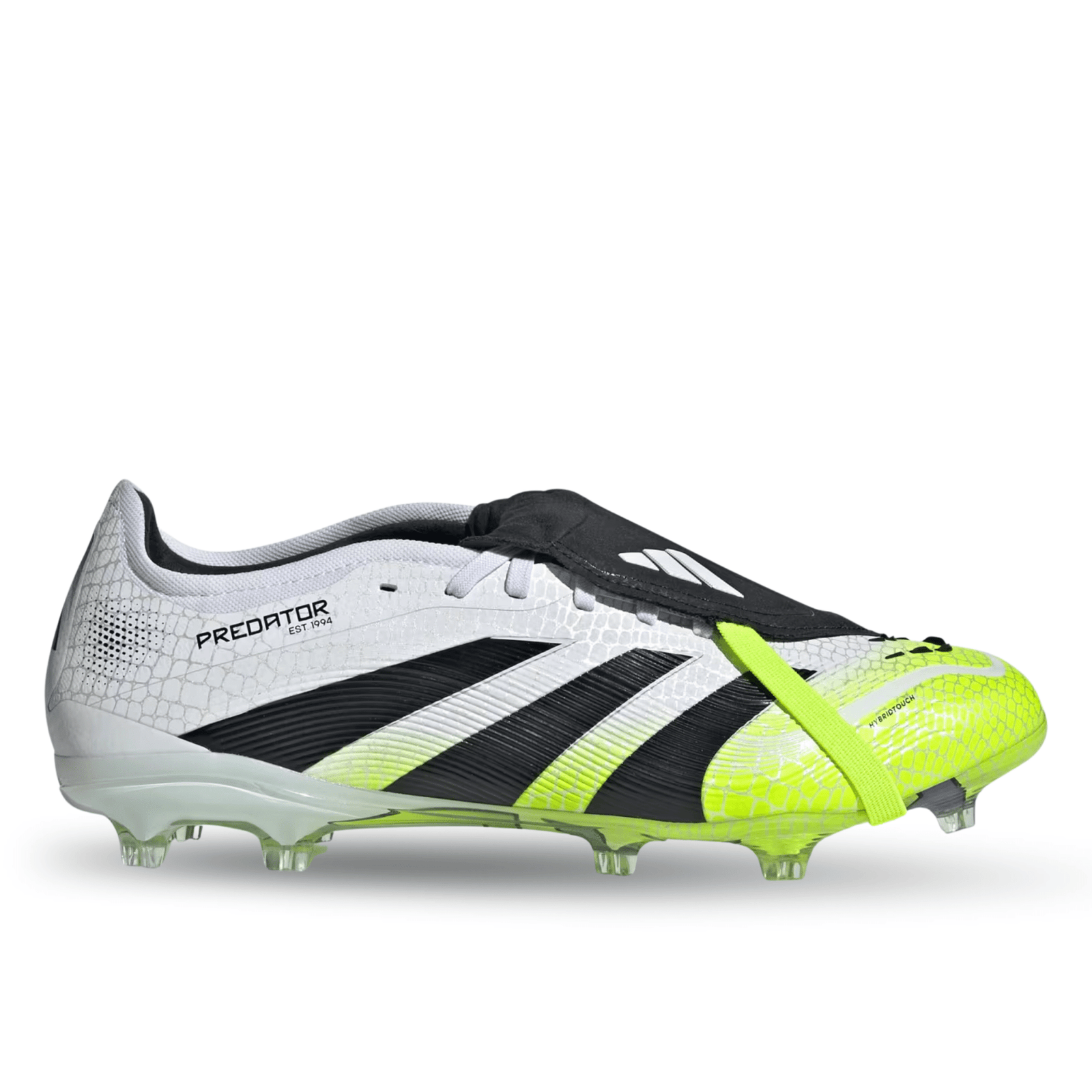 adidas Predator Pro FT FG Soccer Cleats (White/Lucid Lemon) | SoccerWearhouse