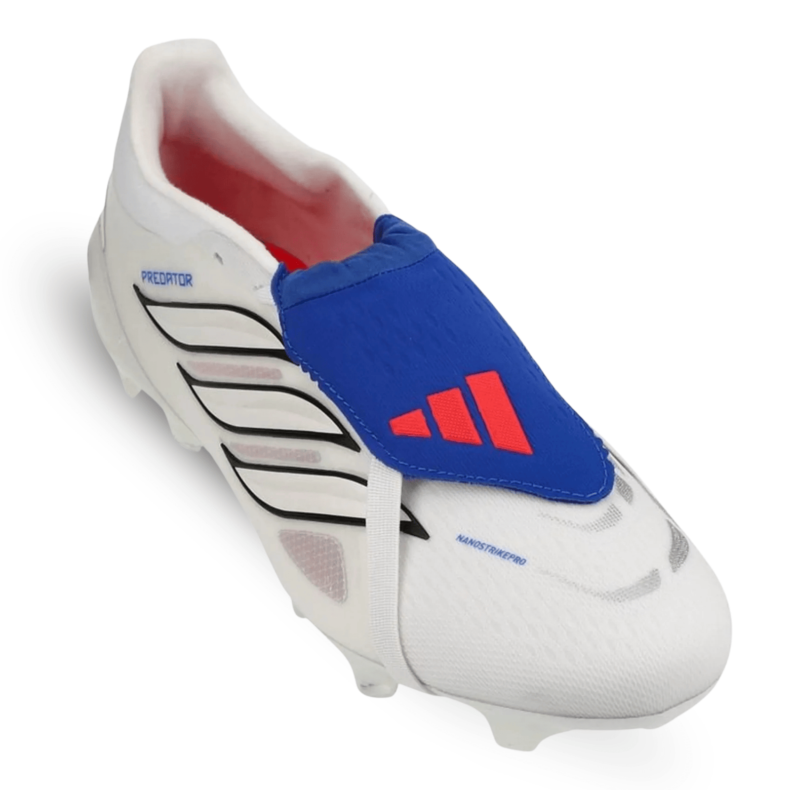 adidas Predator Pro FT FG Soccer Cleats – White/Zero Metallic/Royal Blue | SoccerWearhouse