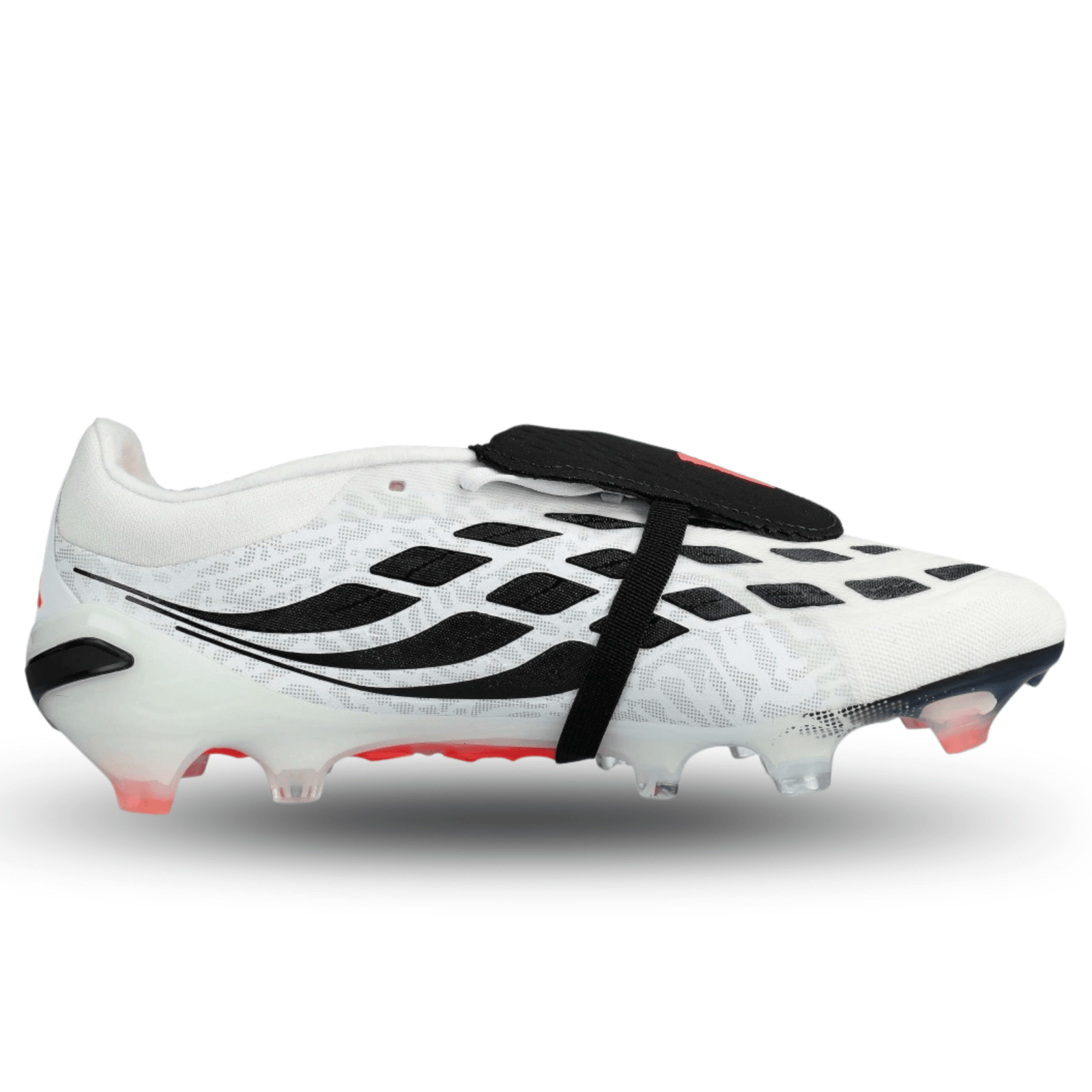 adidas Predator Pro FT Firm Ground Soccer Cleats (White/Solar Turbo) | SoccerWearhouse