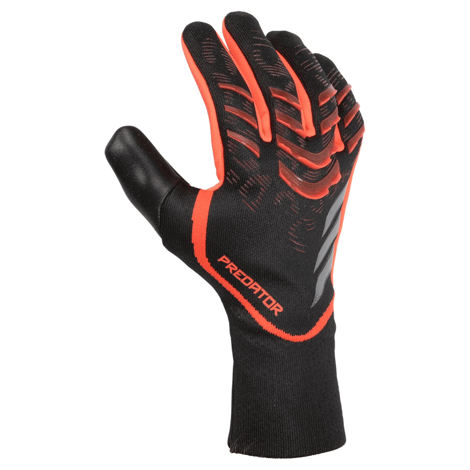 adidas Predator Pro Goalkeeper Glove (Black/Lucid Red) | SoccerWearhouse
