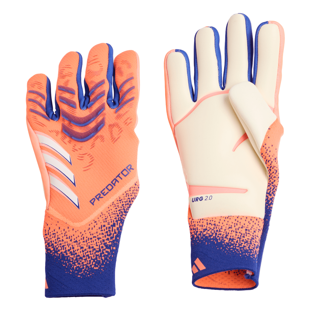 adidas Predator Pro Goalkeeper Gloves (Orange/White/Blue) | SoccerWearhouse