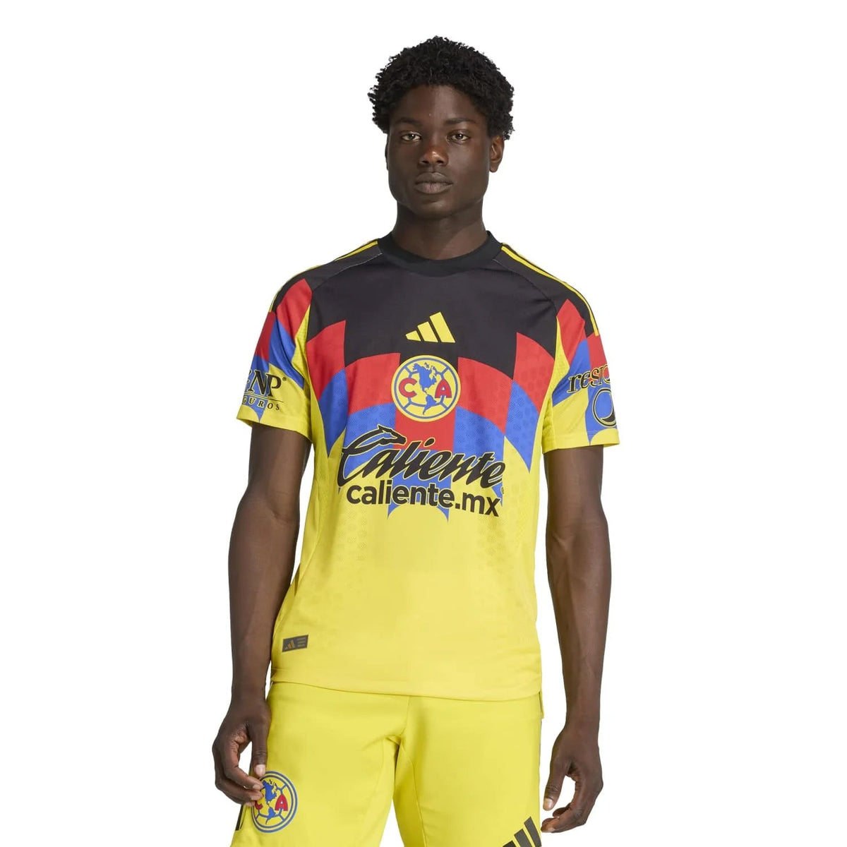 adidas R. Juarez Men's Club America 25/26 Authentic Home Jersey (Yellow) | SoccerWearhouse