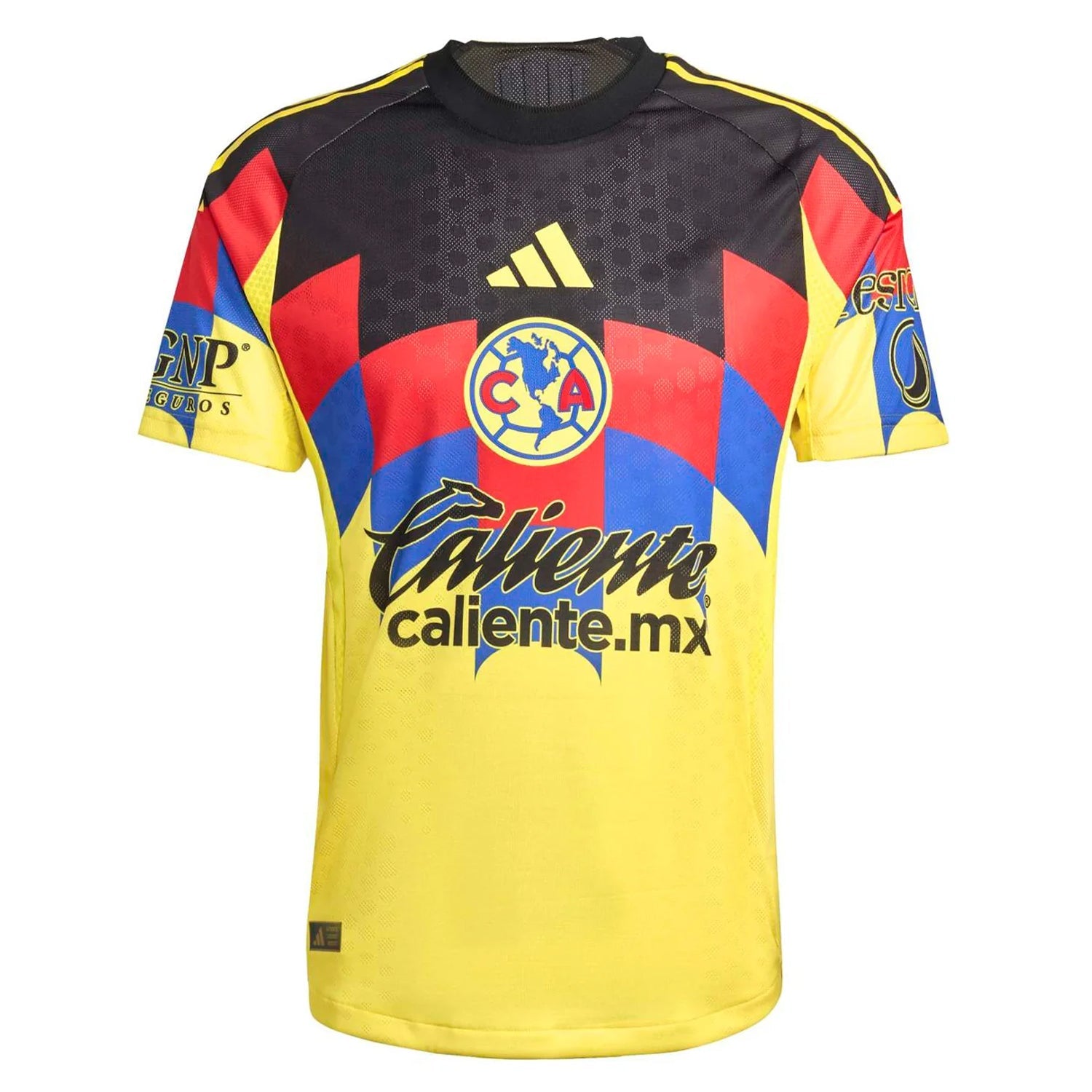 adidas A. Zendejas Men's Club America 25/26 Authentic Home Jersey (Yellow) | SoccerWearhouse