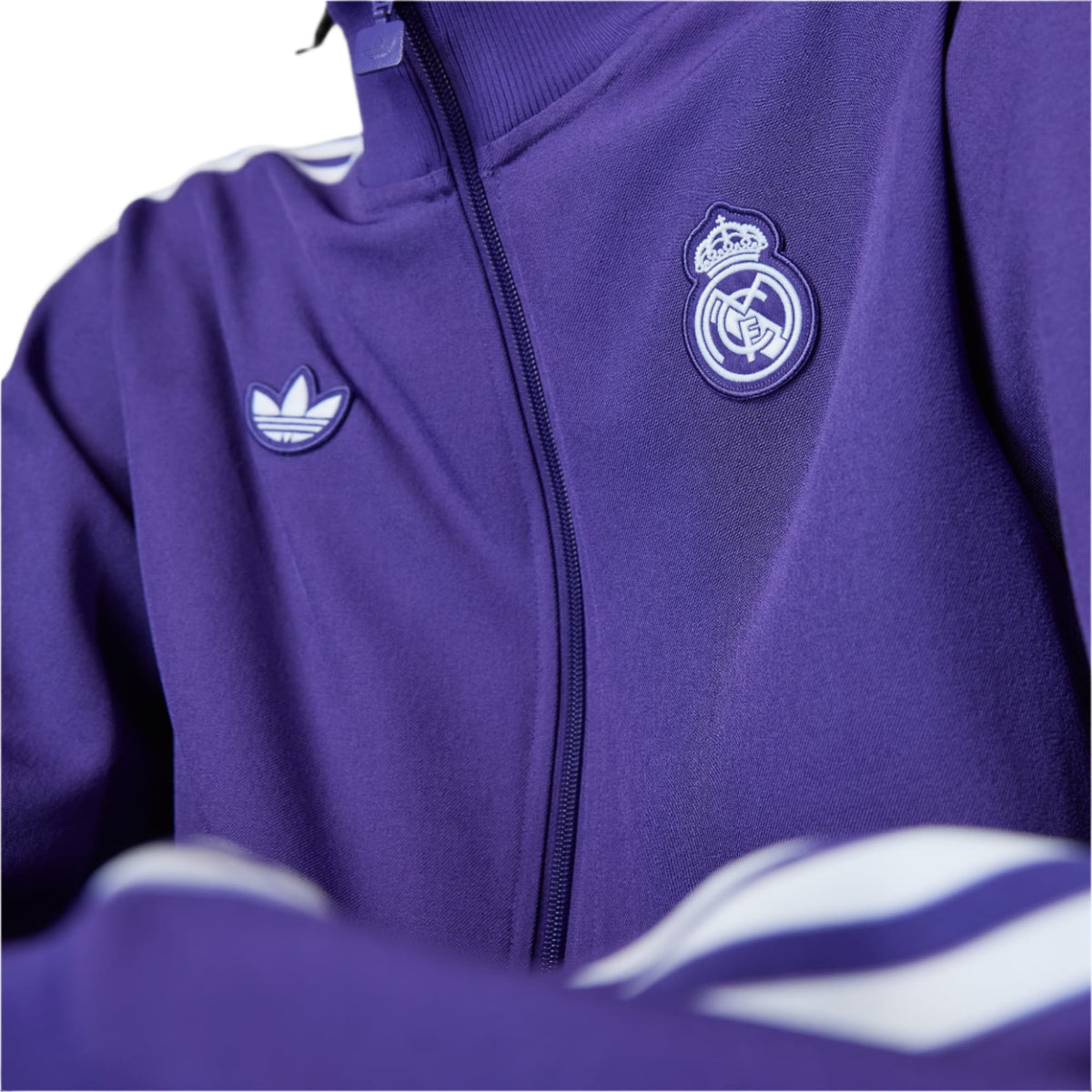 adidas Real Madrid 2025 Icon Track Top Jacket (Purple) | SoccerWearhouse