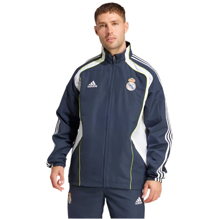adidas Real Madrid 24/25 Urban Purist Track Top Jacket (Navy) | SoccerWearhouse
